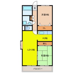 ガーデンヒルズの物件間取画像